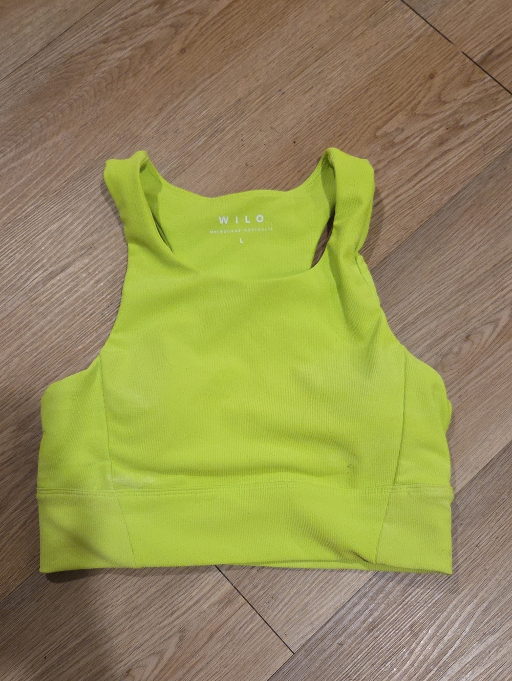 WILO Neon Yellow High-Support Sports Bra - Women